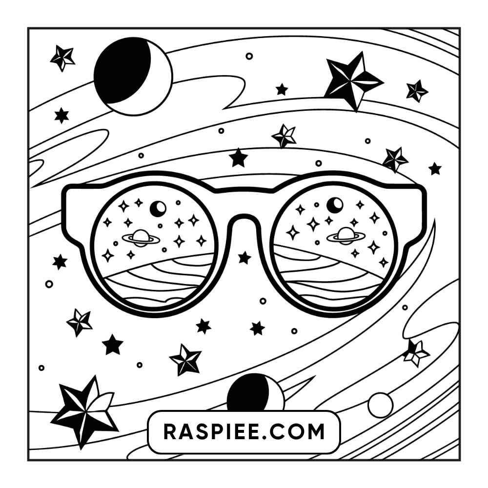 53 Bold and Easy Trippy Groovy Coloring Pages Printable PDF Instant Download