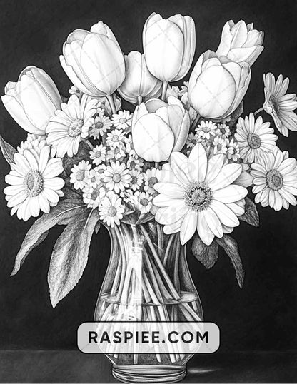 80 Still Life Adult Coloring Pages - RASPIEE