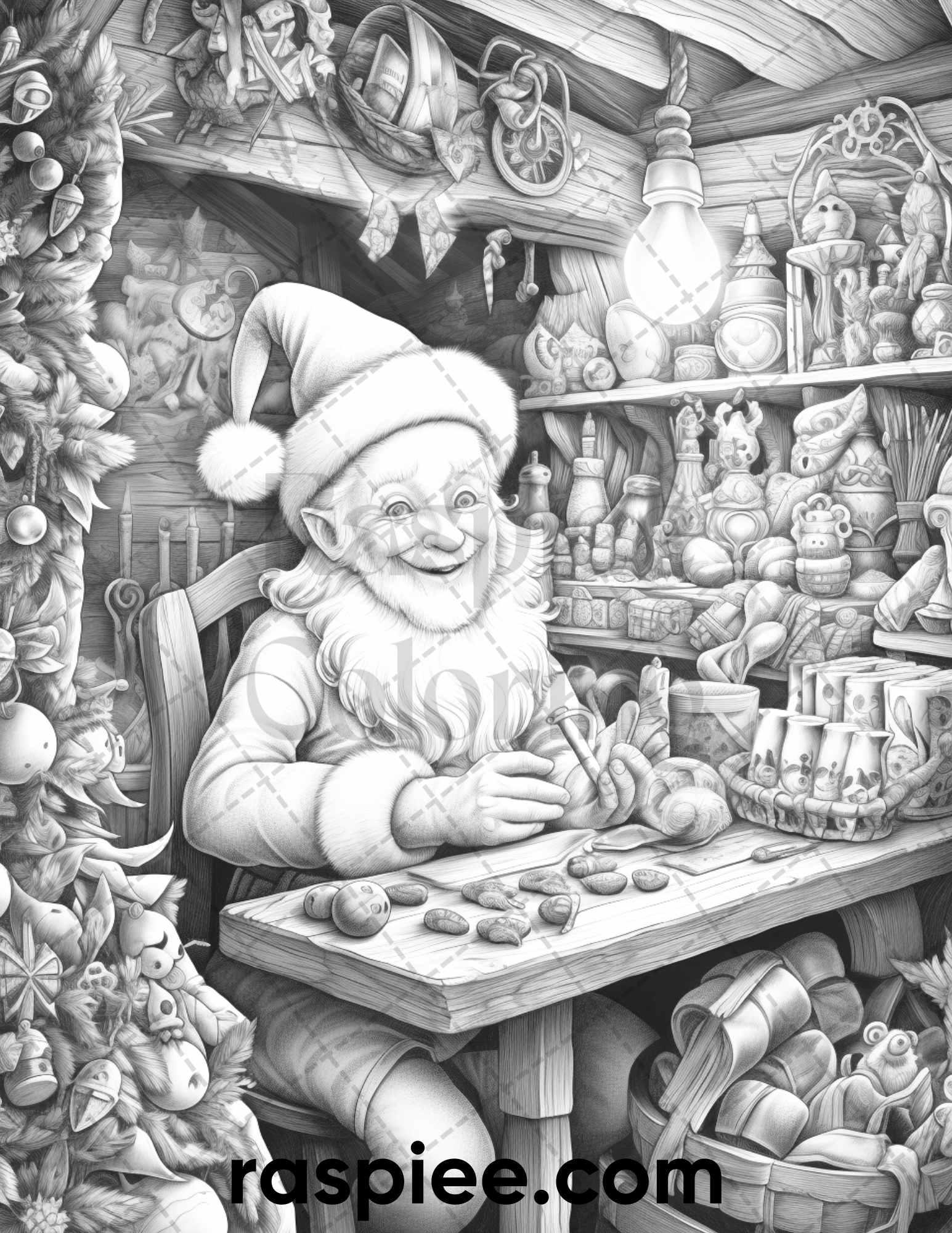 60 Merry Christmas Grayscale Coloring Pages Printable for Adult, Holid – RASPIEE 60-merry-christmas-grayscale-coloring-pages-printable-for-adult-holid-raspiee