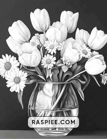 80 Still Life Adult Coloring Pages - RASPIEE