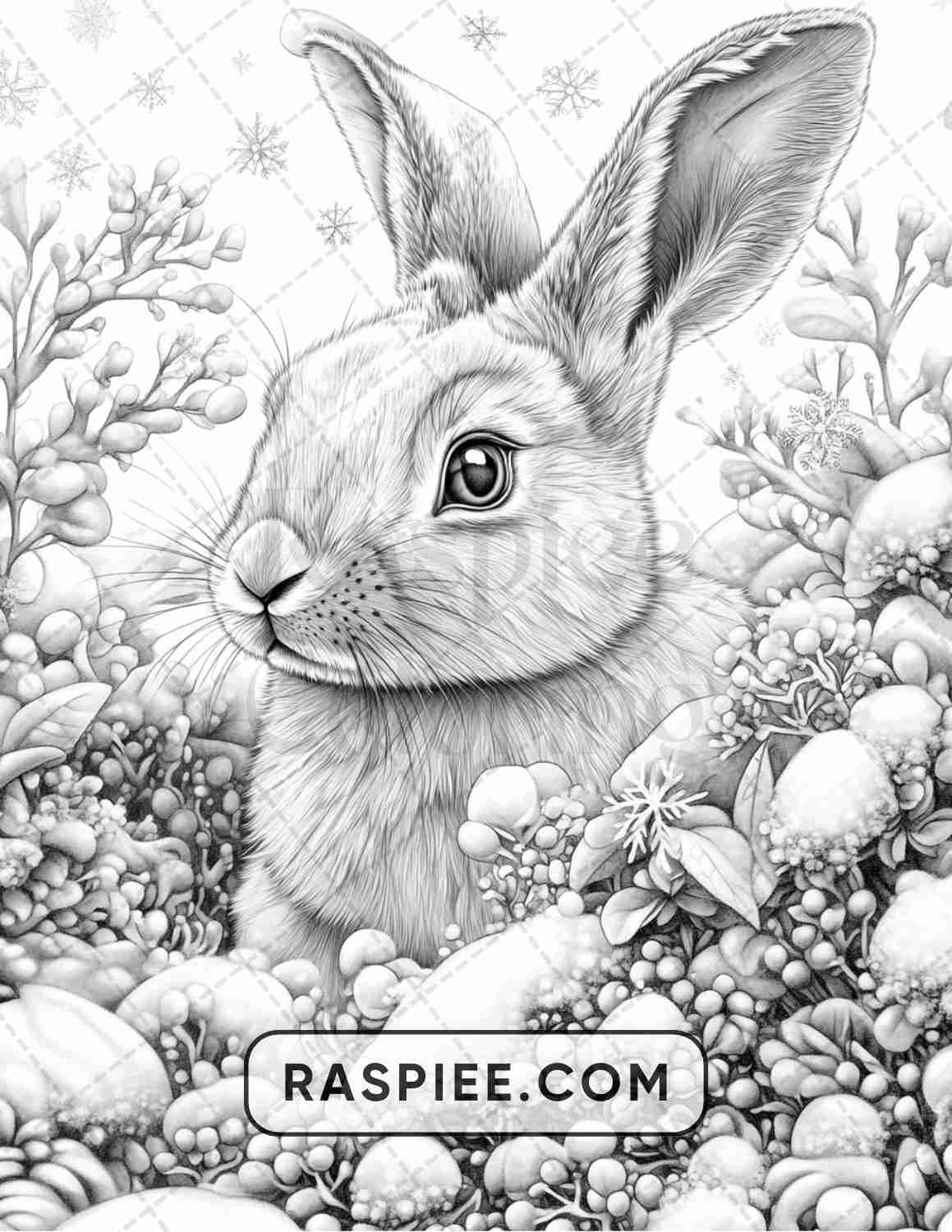 86 Winter Animals Adult Coloring Pages