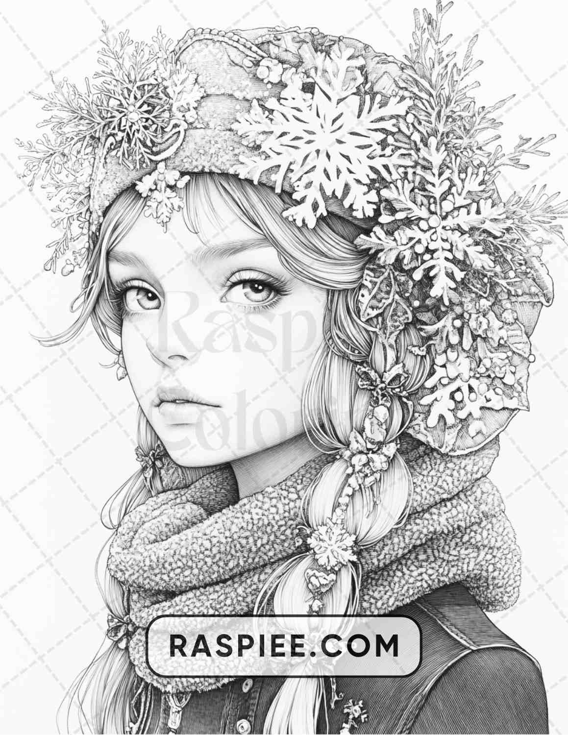 68 Christmas Fantasy Adult Coloring Pages