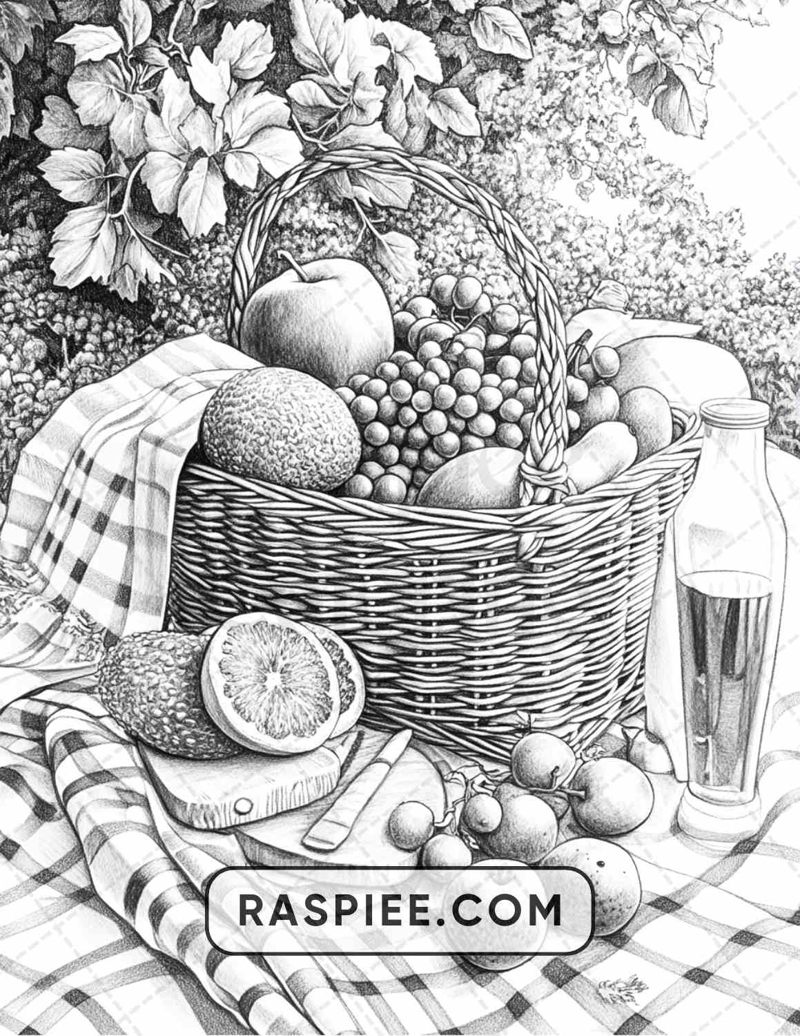 80 Still Life Adult Coloring Pages - RASPIEE