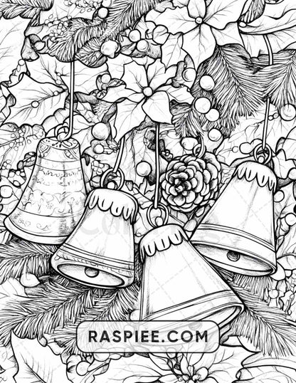 89 Christmas Decor Adult Coloring Pages