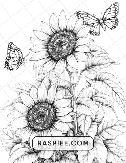 77 Flower Tattoos Adult Coloring Pages - RASPIEE