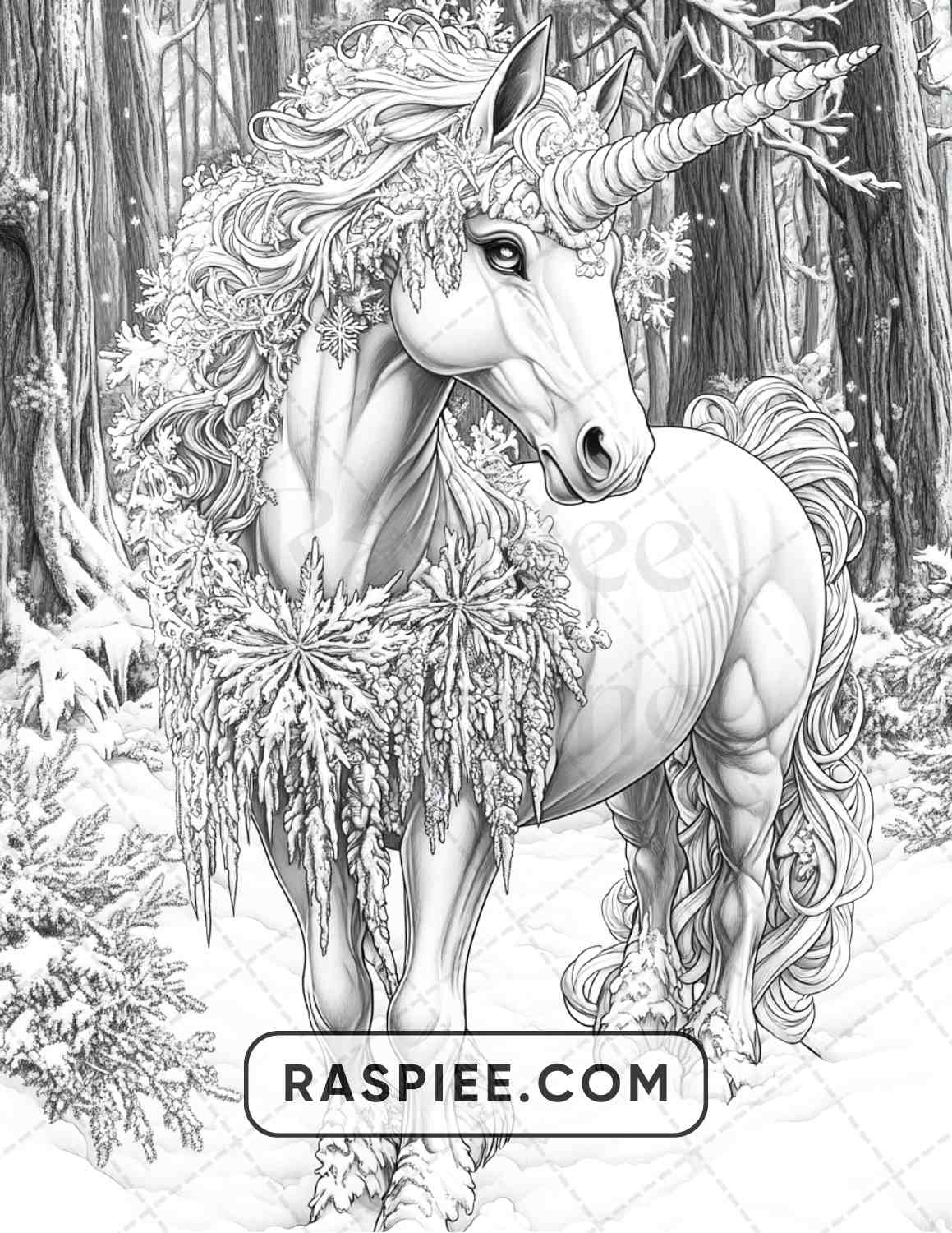 68 Christmas Fantasy Adult Coloring Pages