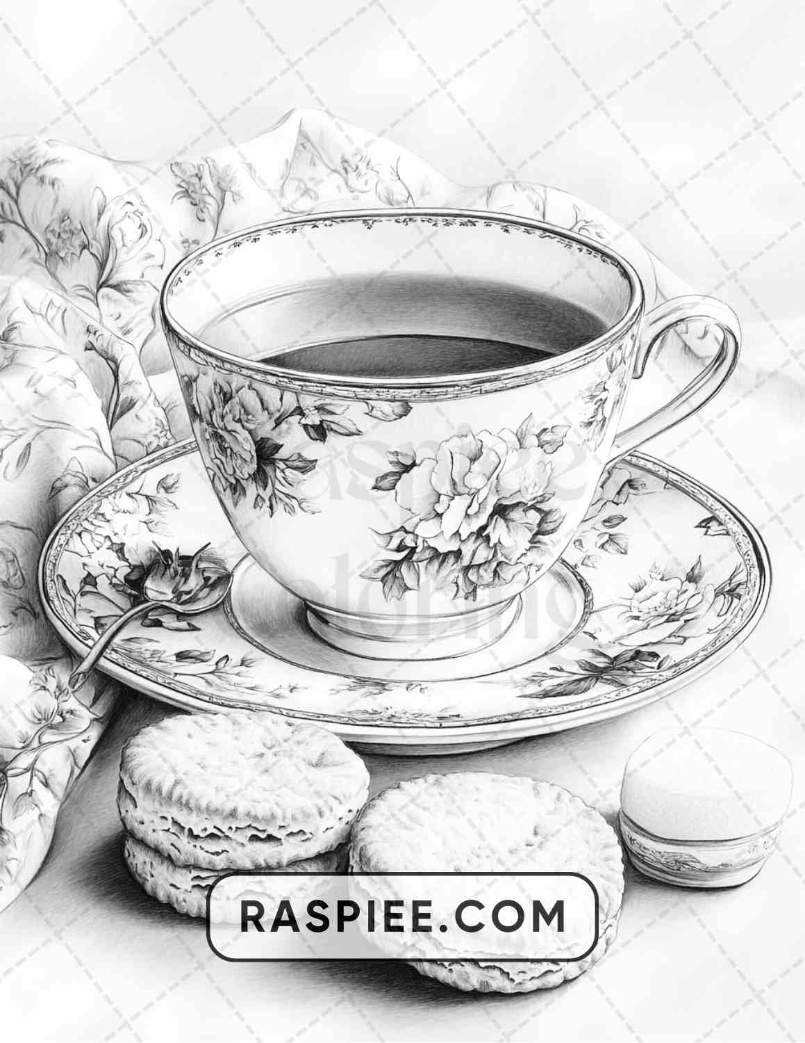 80 Still Life Adult Coloring Pages - RASPIEE