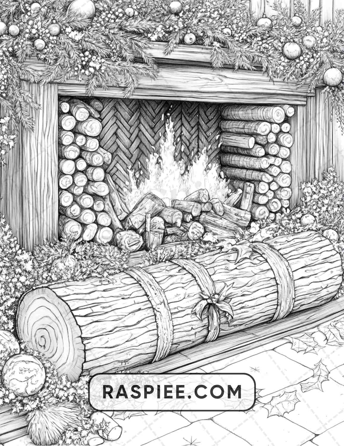 68 Christmas Fantasy Adult Coloring Pages