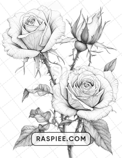 77 Flower Tattoos Adult Coloring Pages - RASPIEE