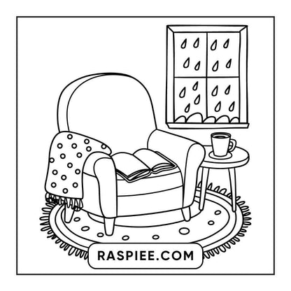 85 Bold and Easy Little Corner Coloring Pages Printable PDF Instant Download - RASPIEE