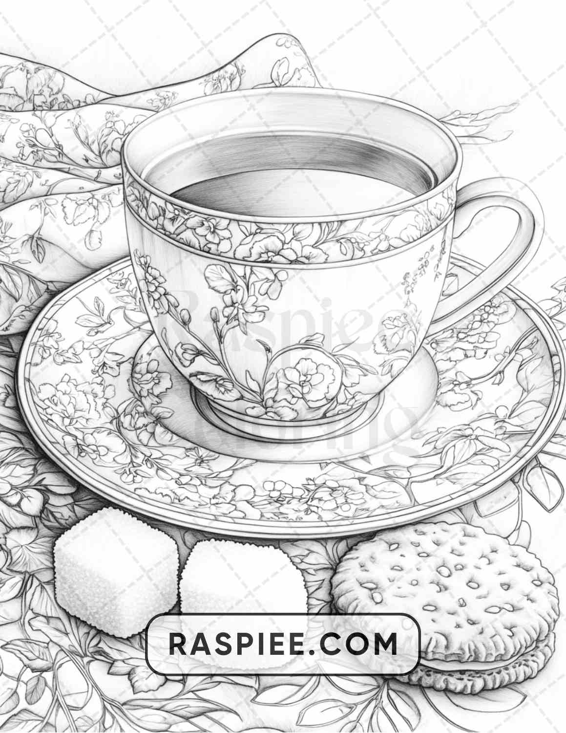 80 Still Life Adult Coloring Pages - RASPIEE