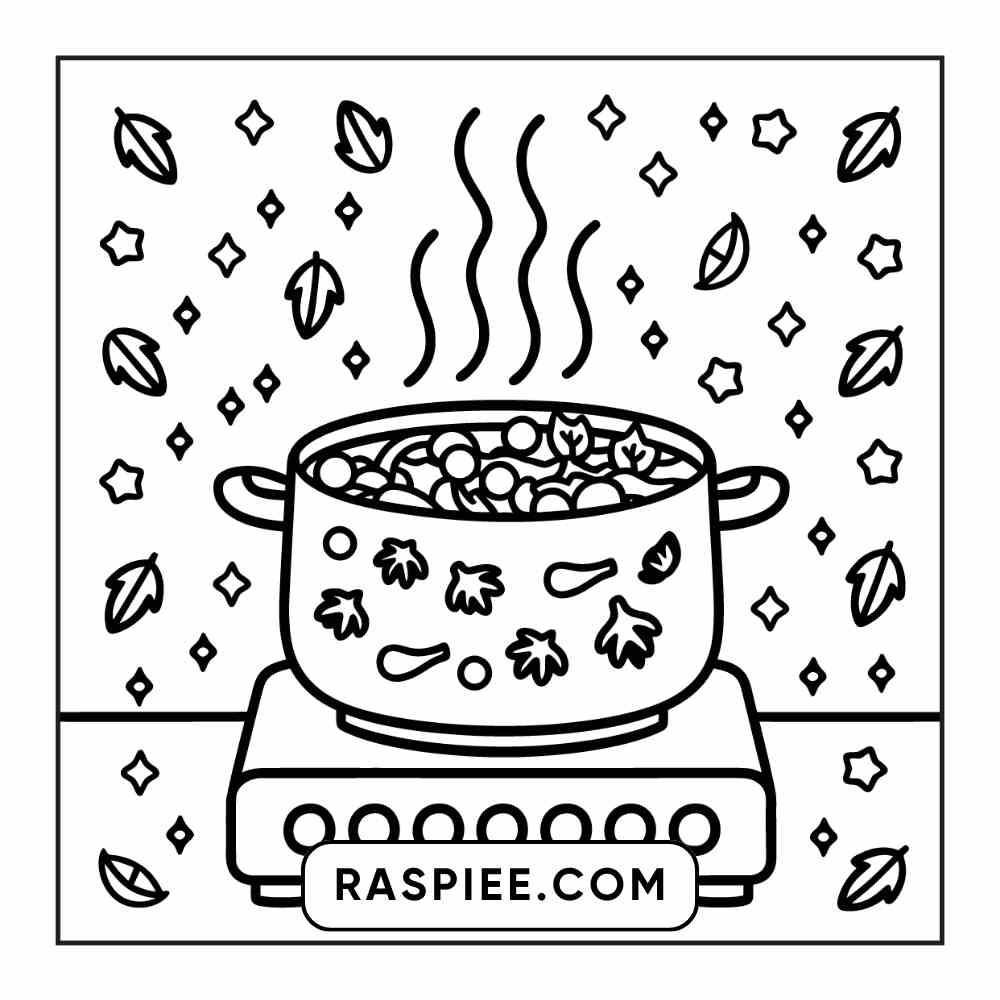 114 Cozy Autumn Bold & Easy Coloring Pages PDF Printable Instant Download - RASPIEE