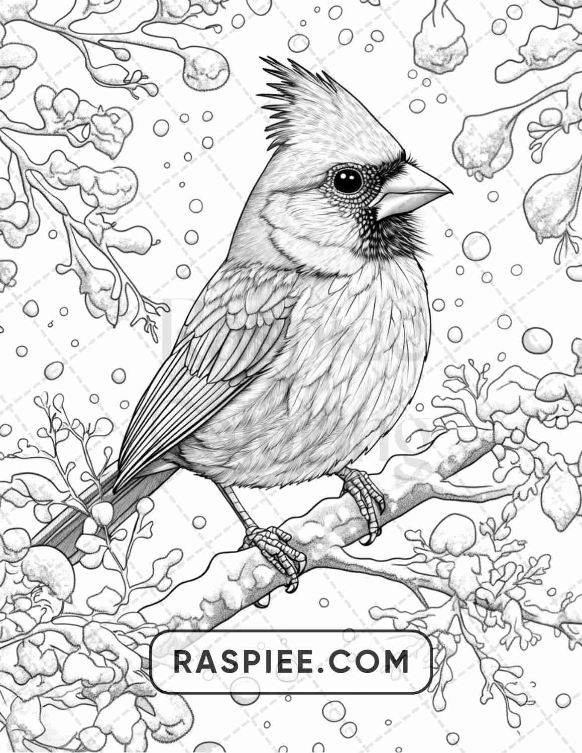 86 Winter Animals Adult Coloring Pages