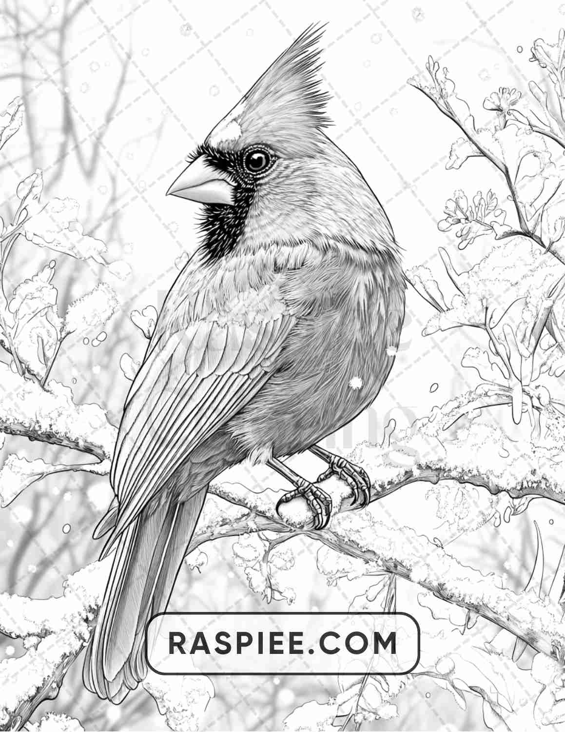 86 Winter Animals Adult Coloring Pages