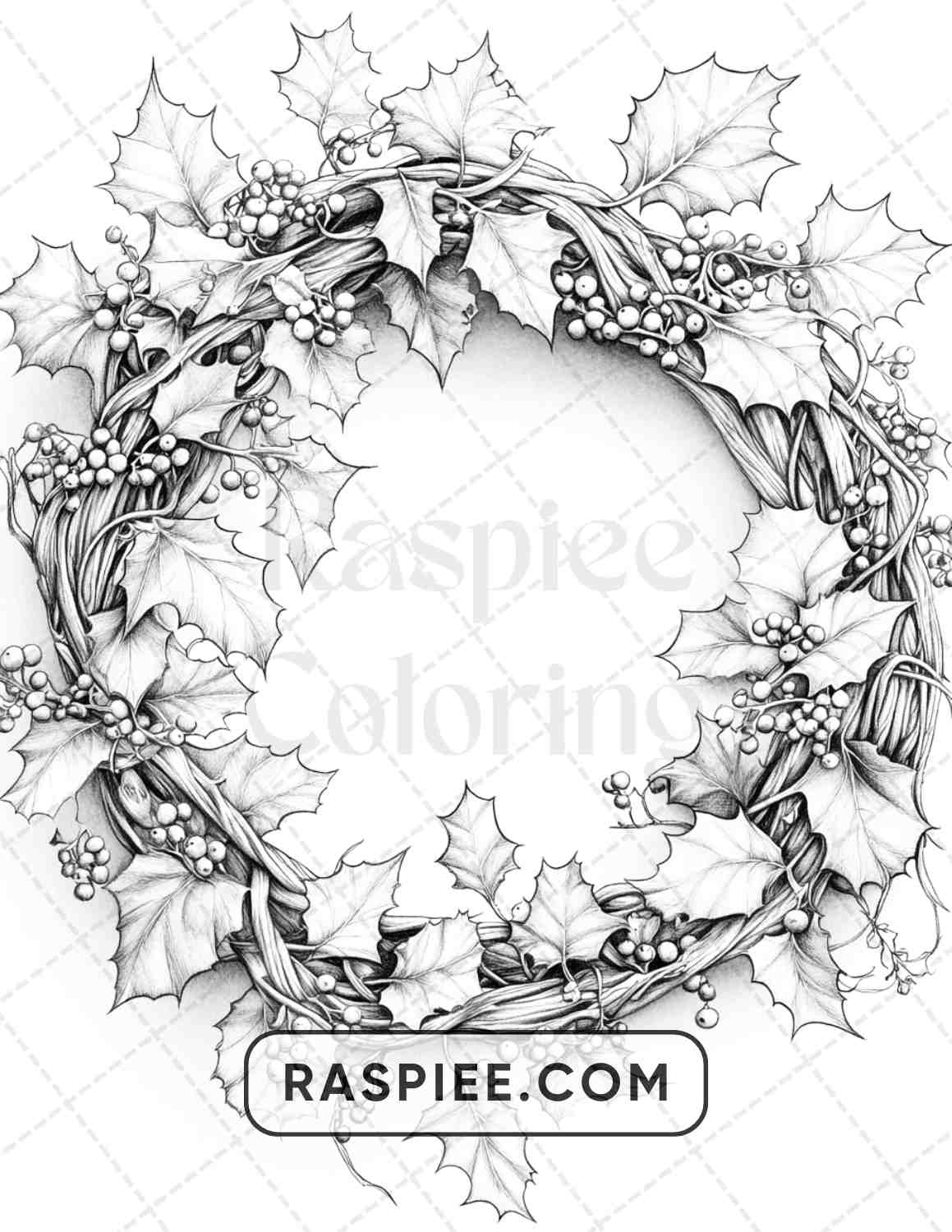 77 Winter Flowers Adult Coloring Pages