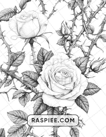 77 Flower Tattoos Adult Coloring Pages - RASPIEE