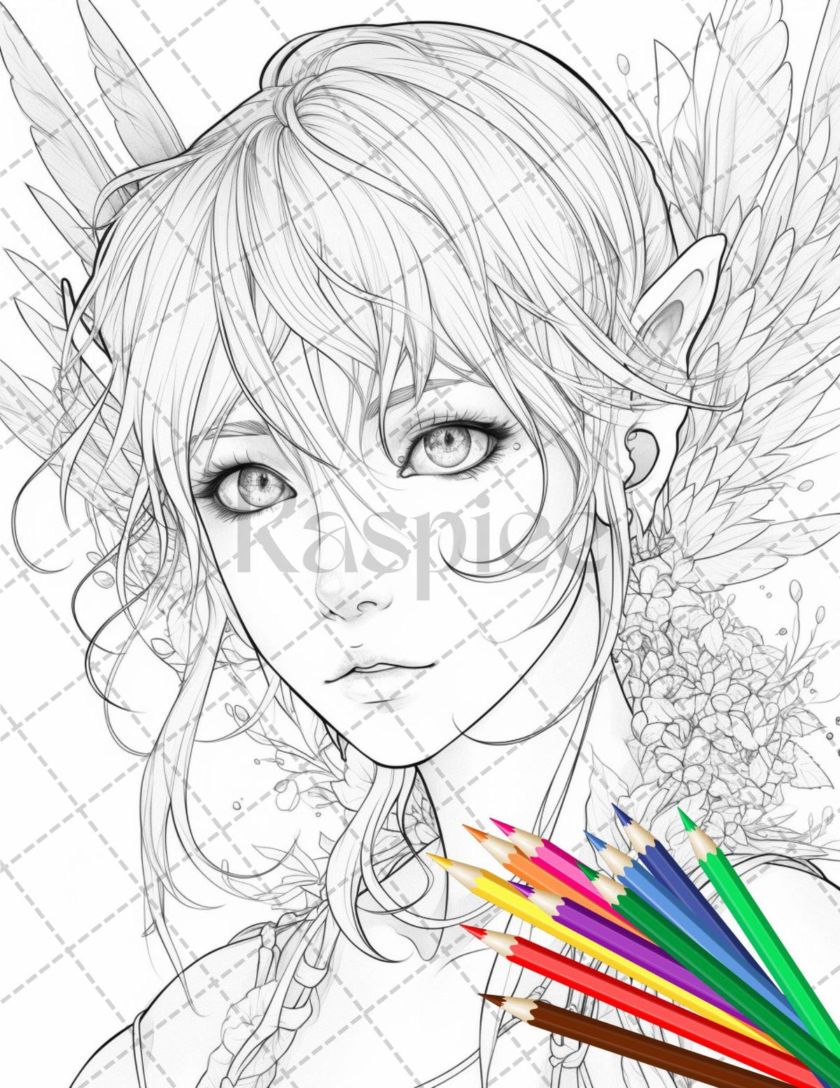 Anime Color Sheets.pdf Free Printable Anime Coloring Pages