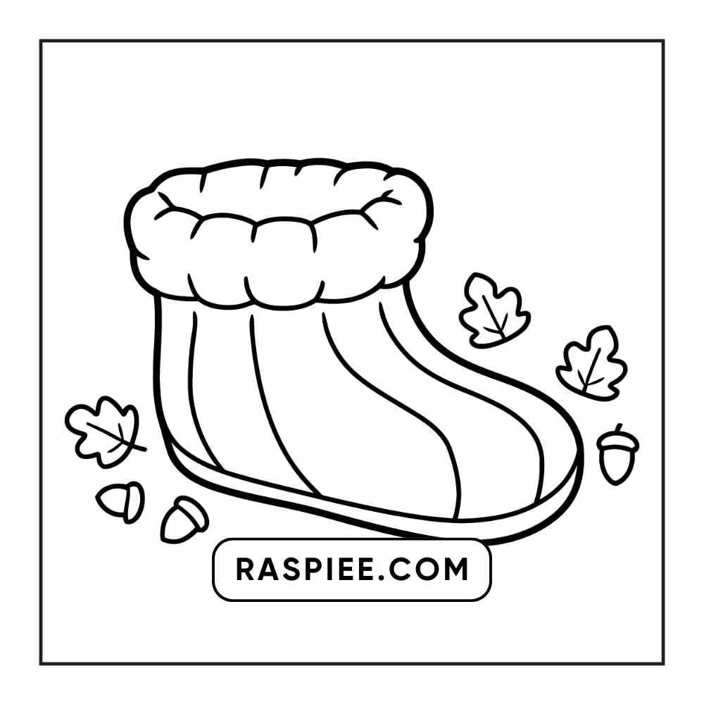 76 Bold and Easy Fall Vibes Coloring Pages Printable PDF Instant Download - RASPIEE