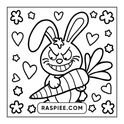 90 Bold and Easy Stress Relief Coloring Pages Printable PDF Instant Download - RASPIEE