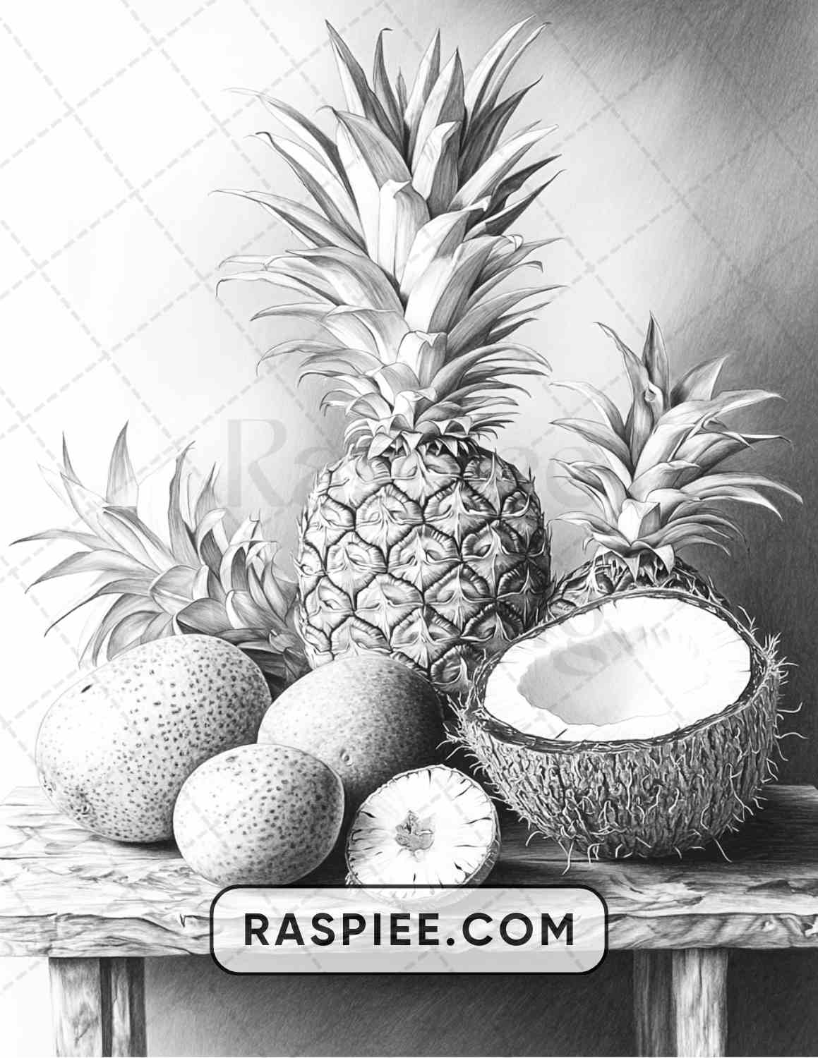 80 Still Life Adult Coloring Pages - RASPIEE