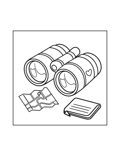 70 Bold & Easy Air Travel Coloring Pages