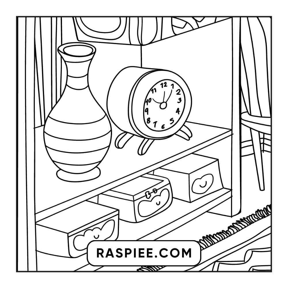 85 Bold and Easy Little Corner Coloring Pages Printable PDF Instant Download - RASPIEE