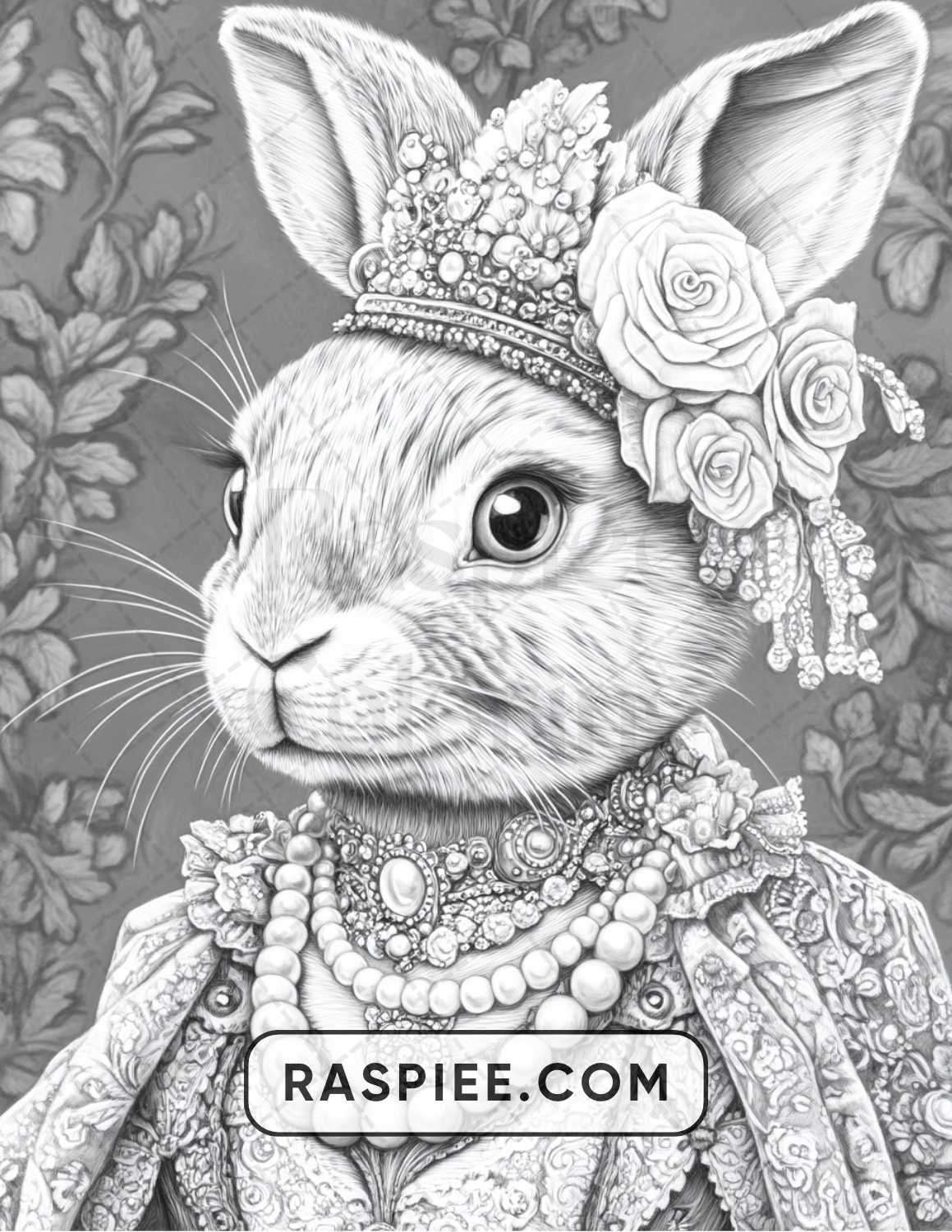 96 Animals Dressed Up Adult Coloring Pages