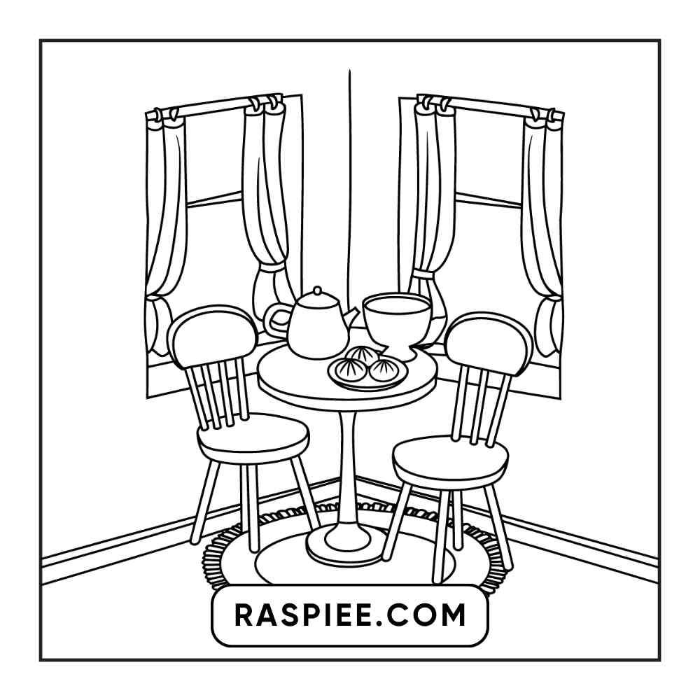 85 Bold and Easy Little Corner Coloring Pages Printable PDF Instant Download - RASPIEE