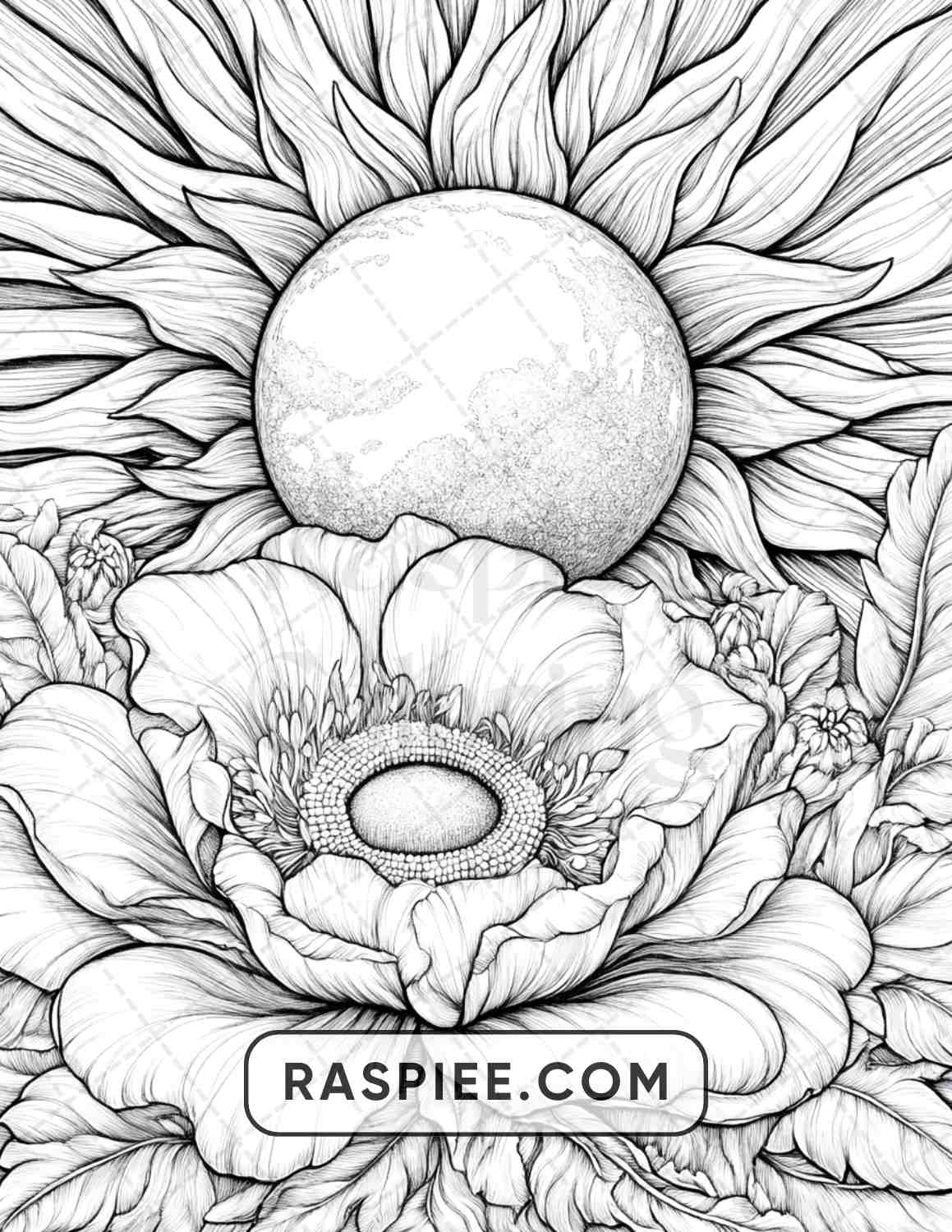 77 Flower Tattoos Adult Coloring Pages - RASPIEE