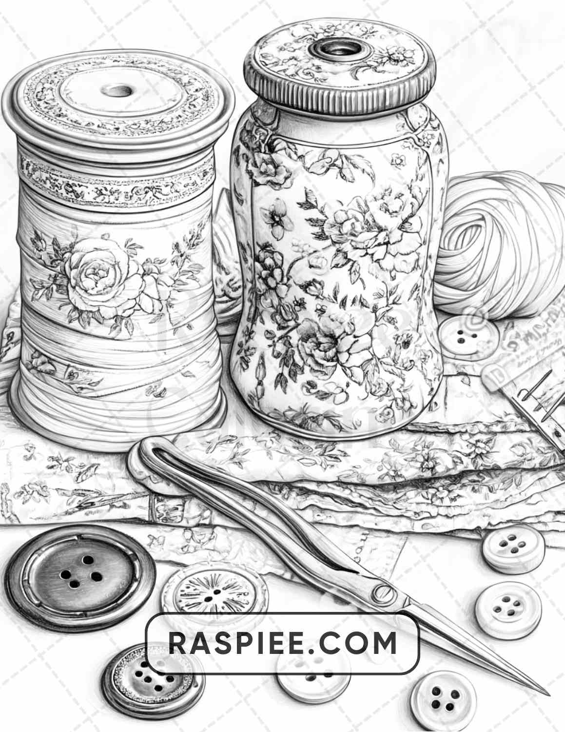 80 Still Life Adult Coloring Pages - RASPIEE