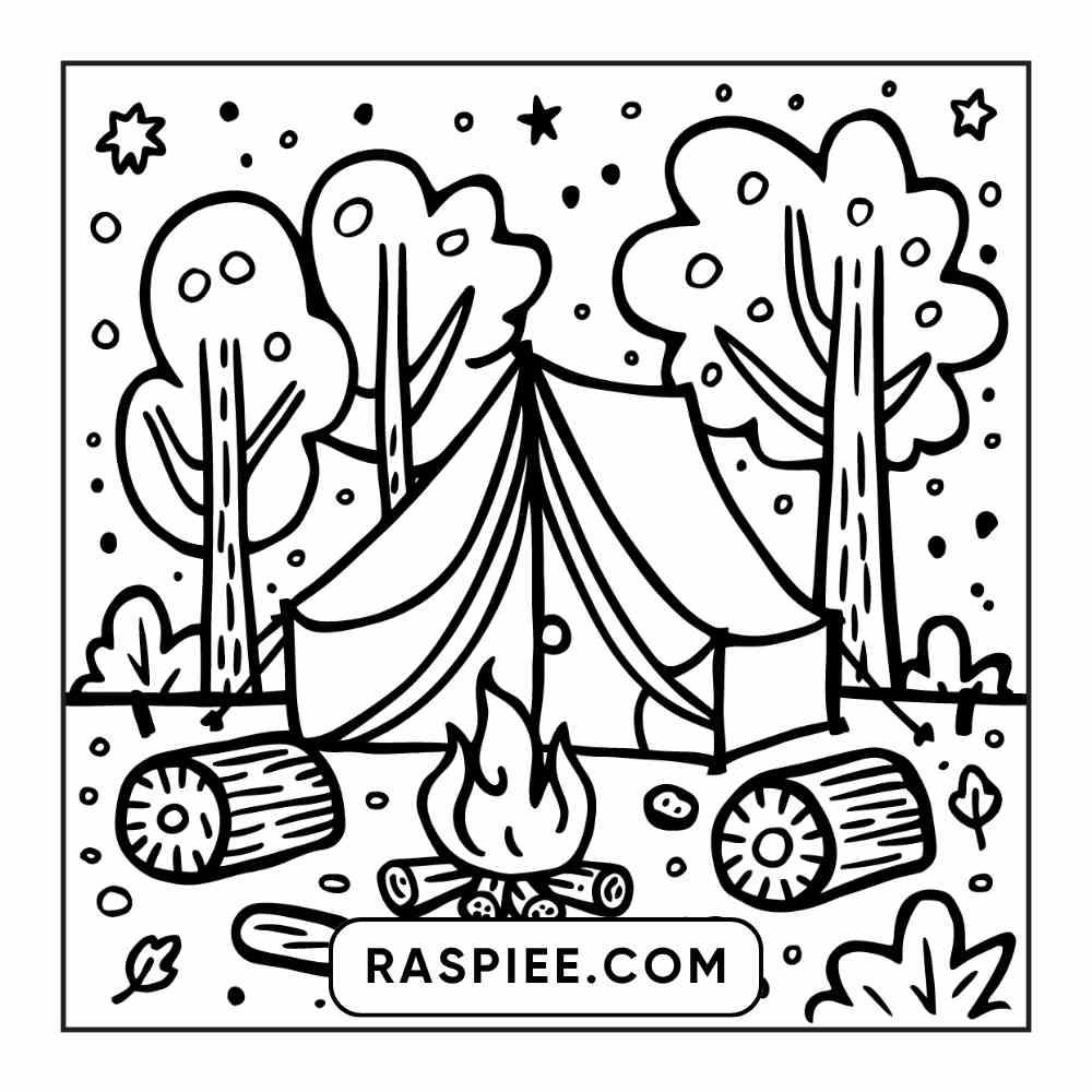 114 Cozy Autumn Bold & Easy Coloring Pages PDF Printable Instant Download - RASPIEE