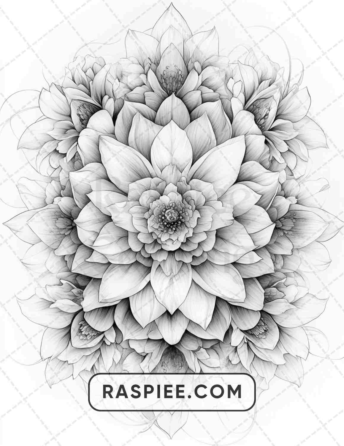 77 Flower Tattoos Adult Coloring Pages - RASPIEE