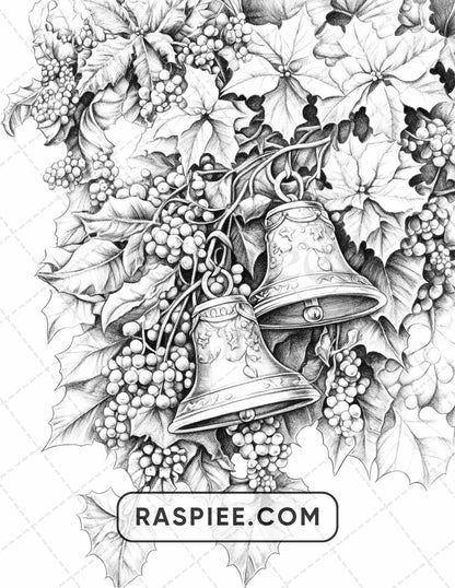 89 Christmas Decor Adult Coloring Pages