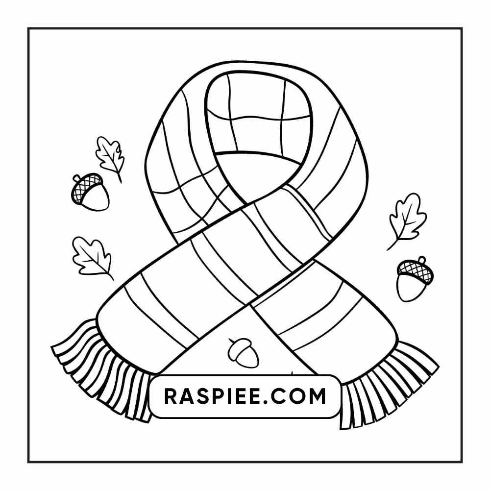 76 Bold and Easy Fall Vibes Coloring Pages Printable PDF Instant Download - RASPIEE