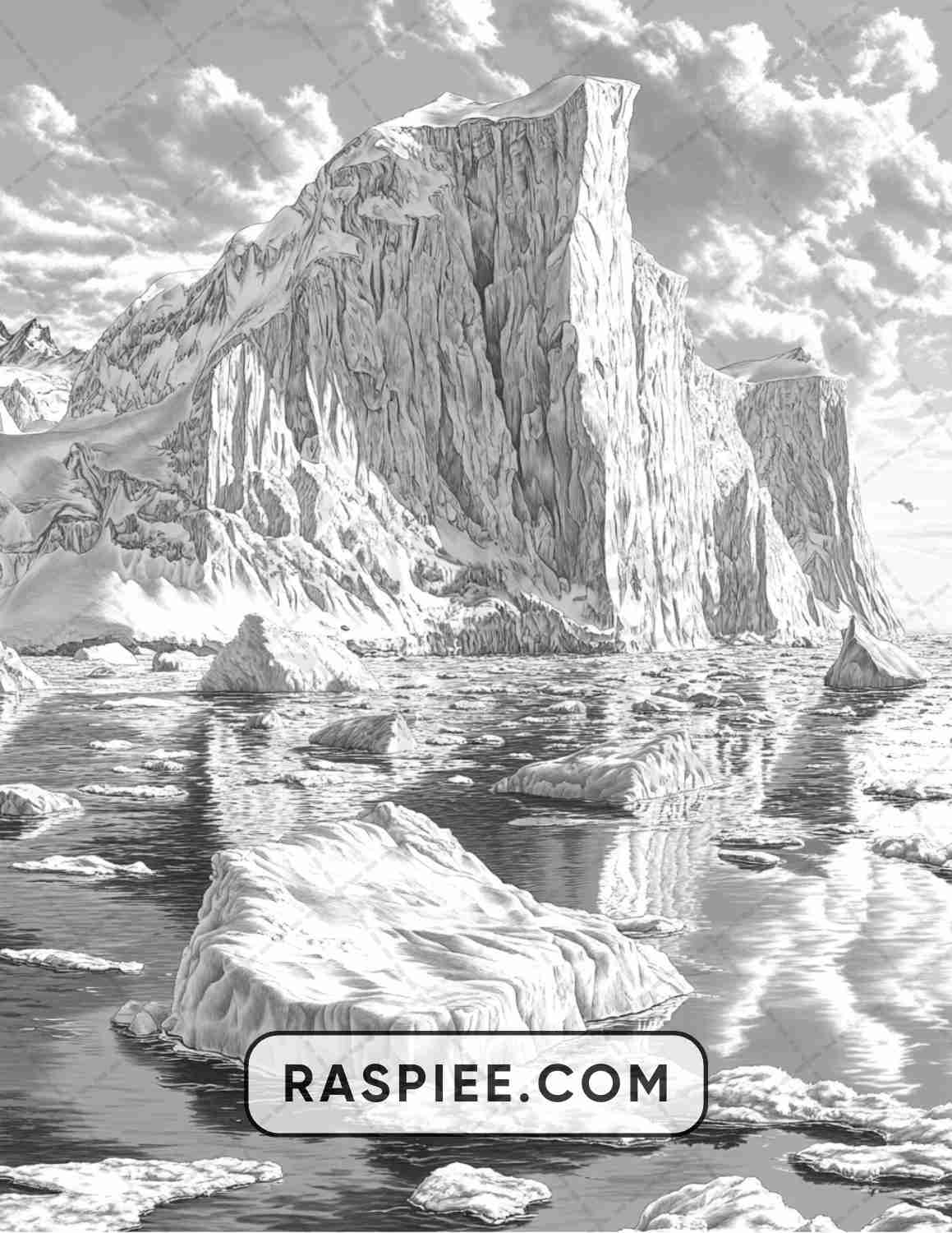 82 Winter Landscapes Adult Coloring Pages - RASPIEE