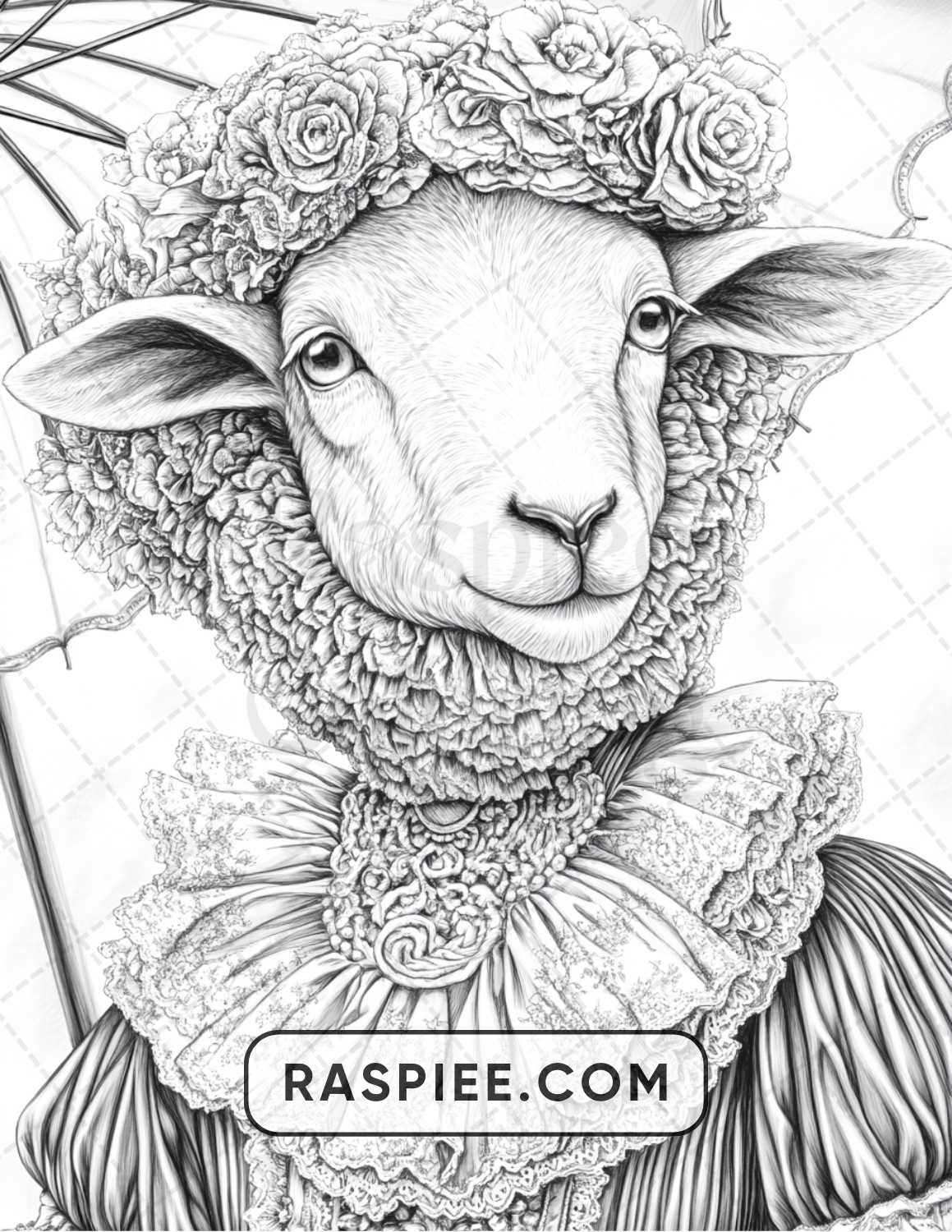 96 Animals Dressed Up Adult Coloring Pages