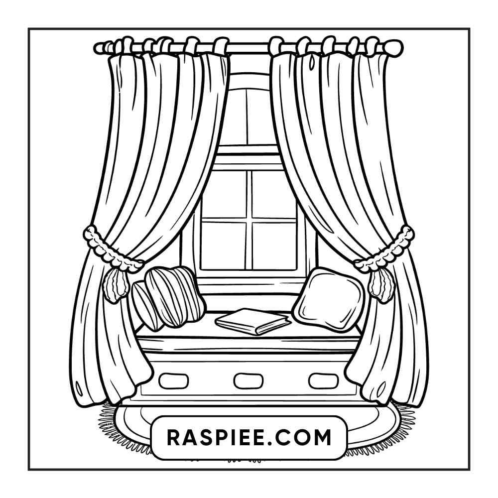 85 Bold and Easy Little Corner Coloring Pages Printable PDF Instant Download - RASPIEE