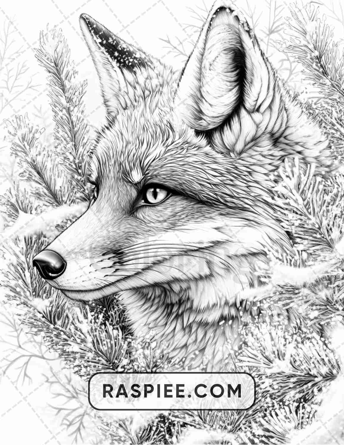 86 Winter Animals Adult Coloring Pages