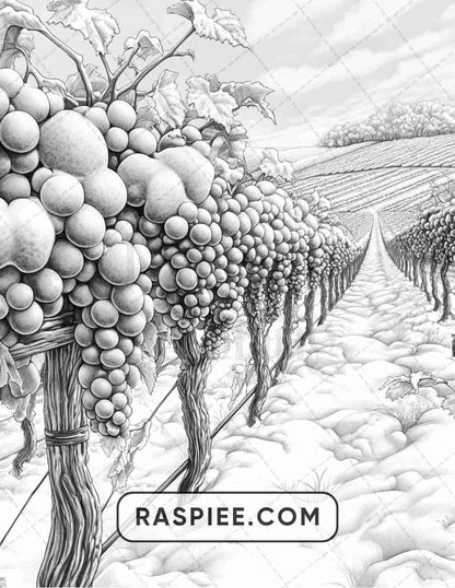 82 Winter Landscapes Adult Coloring Pages - RASPIEE