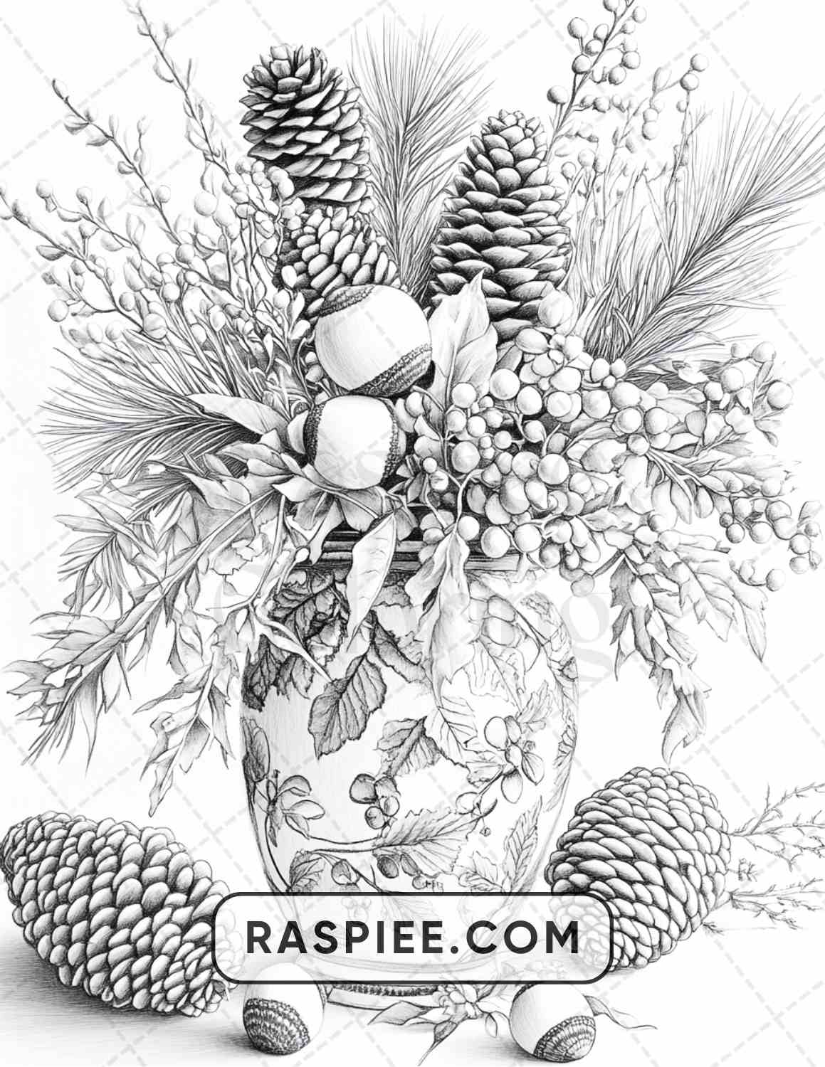 80 Still Life Adult Coloring Pages - RASPIEE