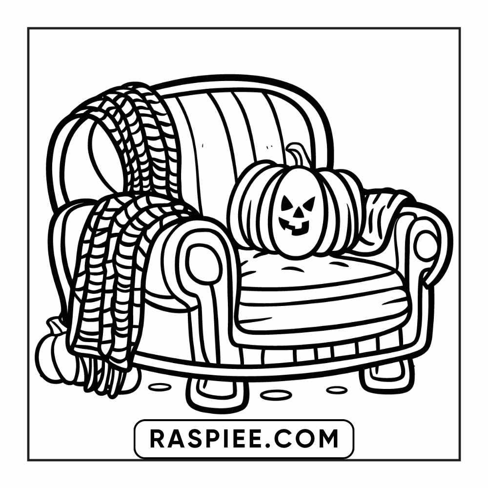 84 Cozy Halloween Bold & Easy Coloring Pages Printable PDF Instant Download - RASPIEE