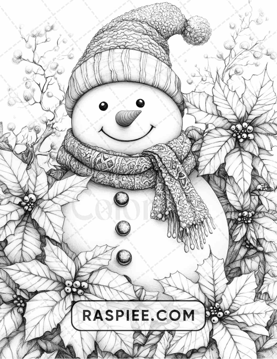 89 Christmas Decor Adult Coloring Pages