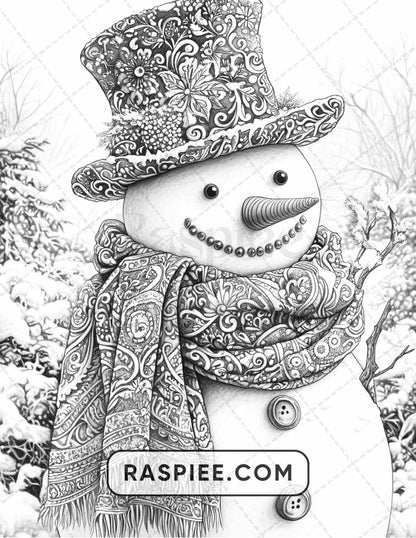 89 Christmas Decor Adult Coloring Pages