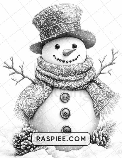 89 Christmas Decor Adult Coloring Pages