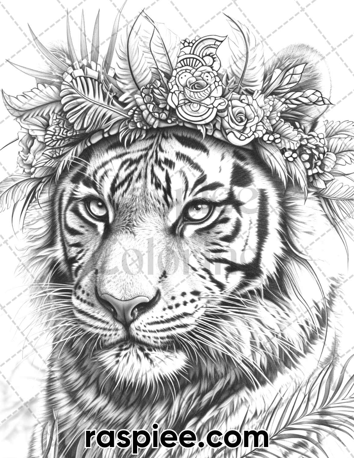 adult coloring pages, adult coloring sheets, adult coloring book pdf, adult coloring book printable, grayscale coloring pages, grayscale coloring books, animal coloring pages for adults, animal coloring book, mardi gras animals coloring pages for adults, grayscale illustration, holiday day coloring book, holiday adult coloring pages