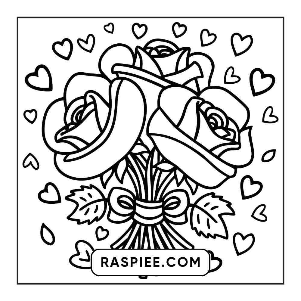 90 Bold and Easy Stress Relief Coloring Pages Printable PDF Instant Download - RASPIEE