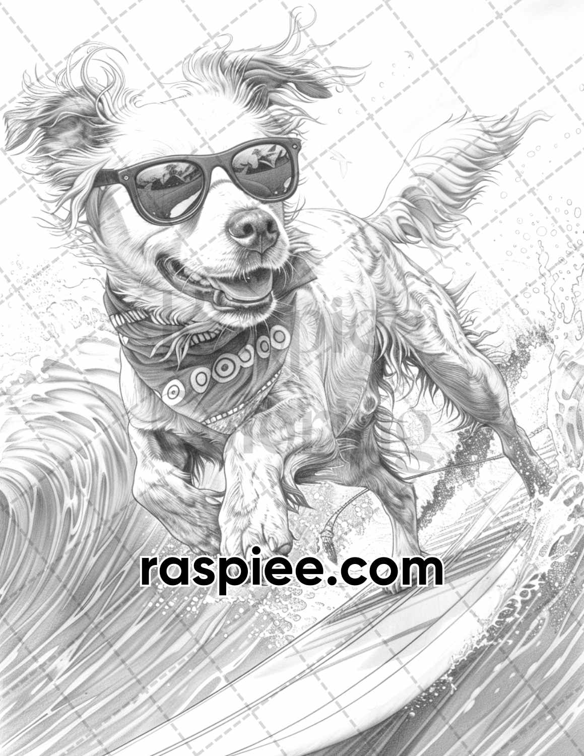 adult coloring pages, adult coloring sheets, adult coloring book pdf, adult coloring book printable, grayscale coloring pages, grayscale coloring books, dog coloring pages for adults, dog coloring book, grayscale illustration, summer coloring pages, animal coloring pages