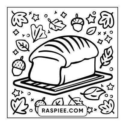 114 Cozy Autumn Bold & Easy Coloring Pages PDF Printable Instant Download - RASPIEE