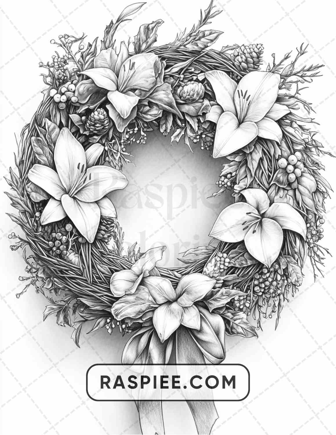 89 Christmas Decor Adult Coloring Pages