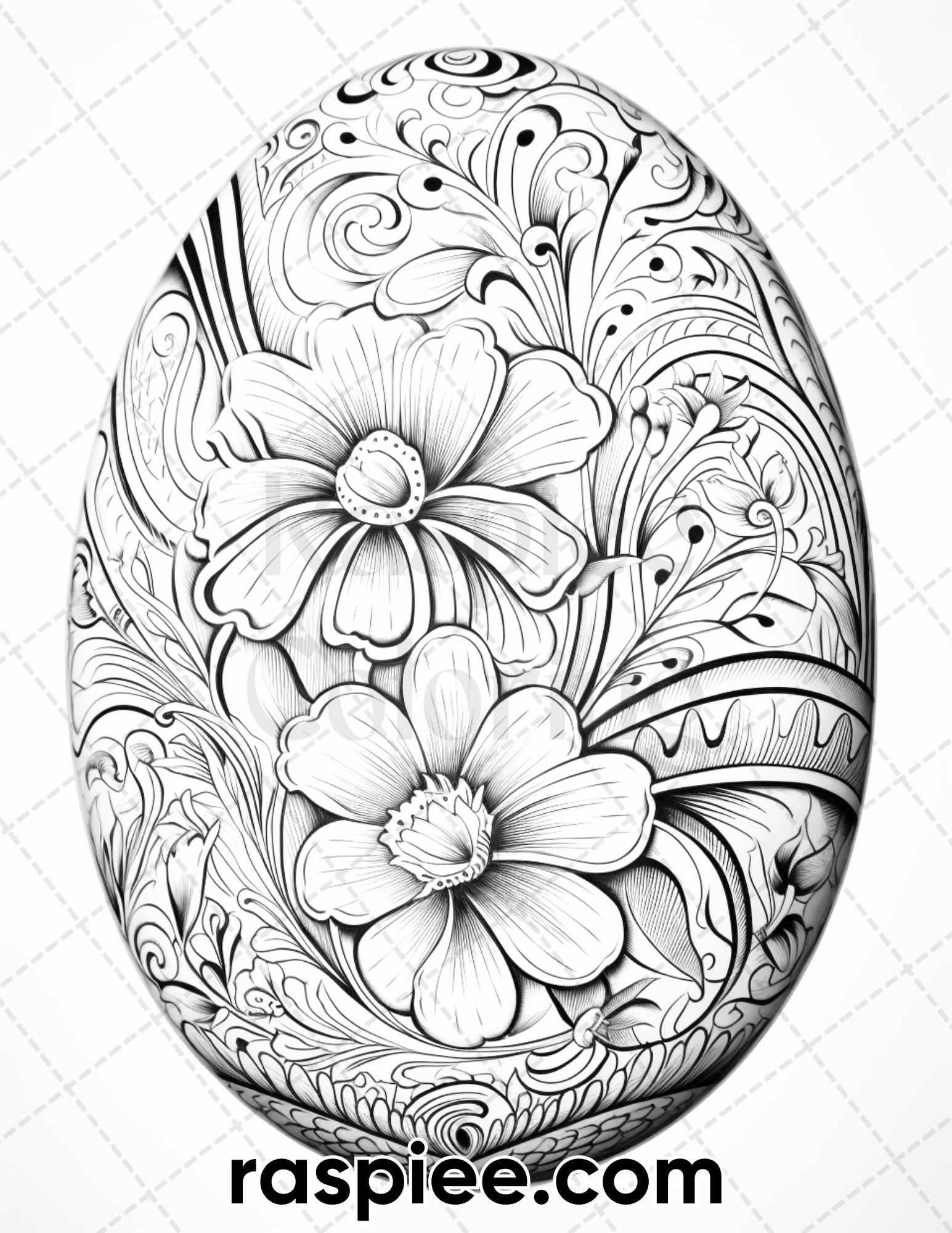 45-easter-egg-grayscale-adult-coloring-pages-printable-pdf-instant-do-raspiee for Easter Colouring Pages Printable Free 45 Easter Egg Grayscale Adult Coloring Pages, Printable PDF Instant Do – RASPIEE for Easter Colouring Pages Printable Free